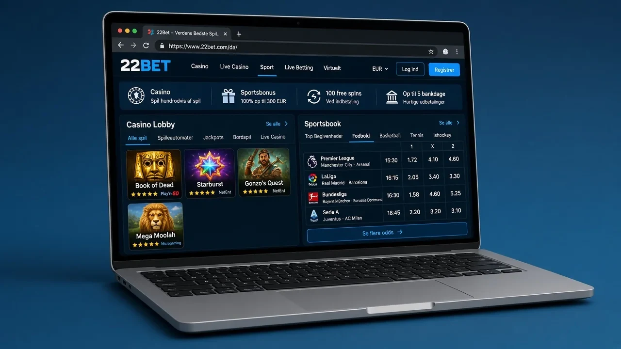 22Bet Casino uden ROFUS
